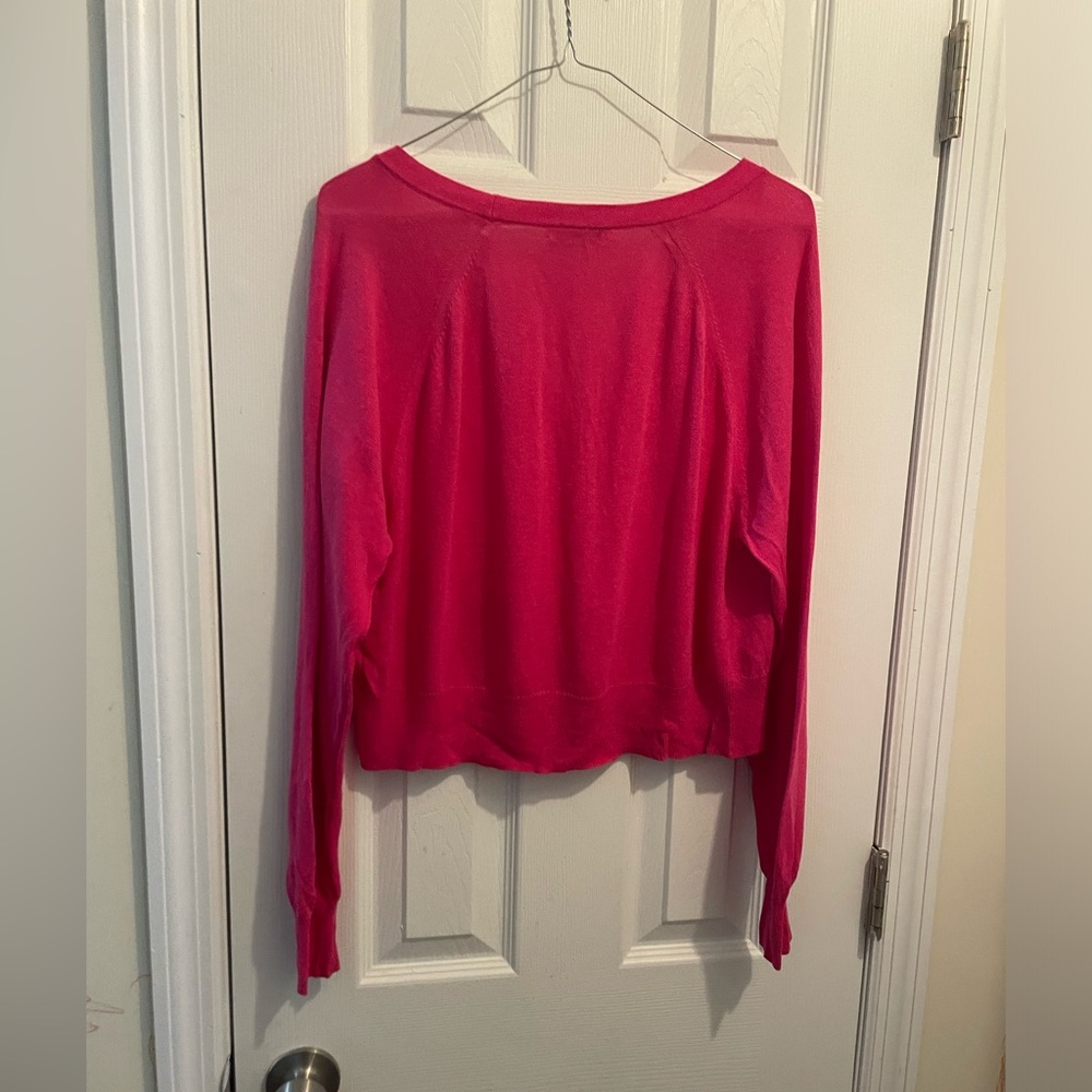 Pink Button-Up Sweater - Picture 2 of 5